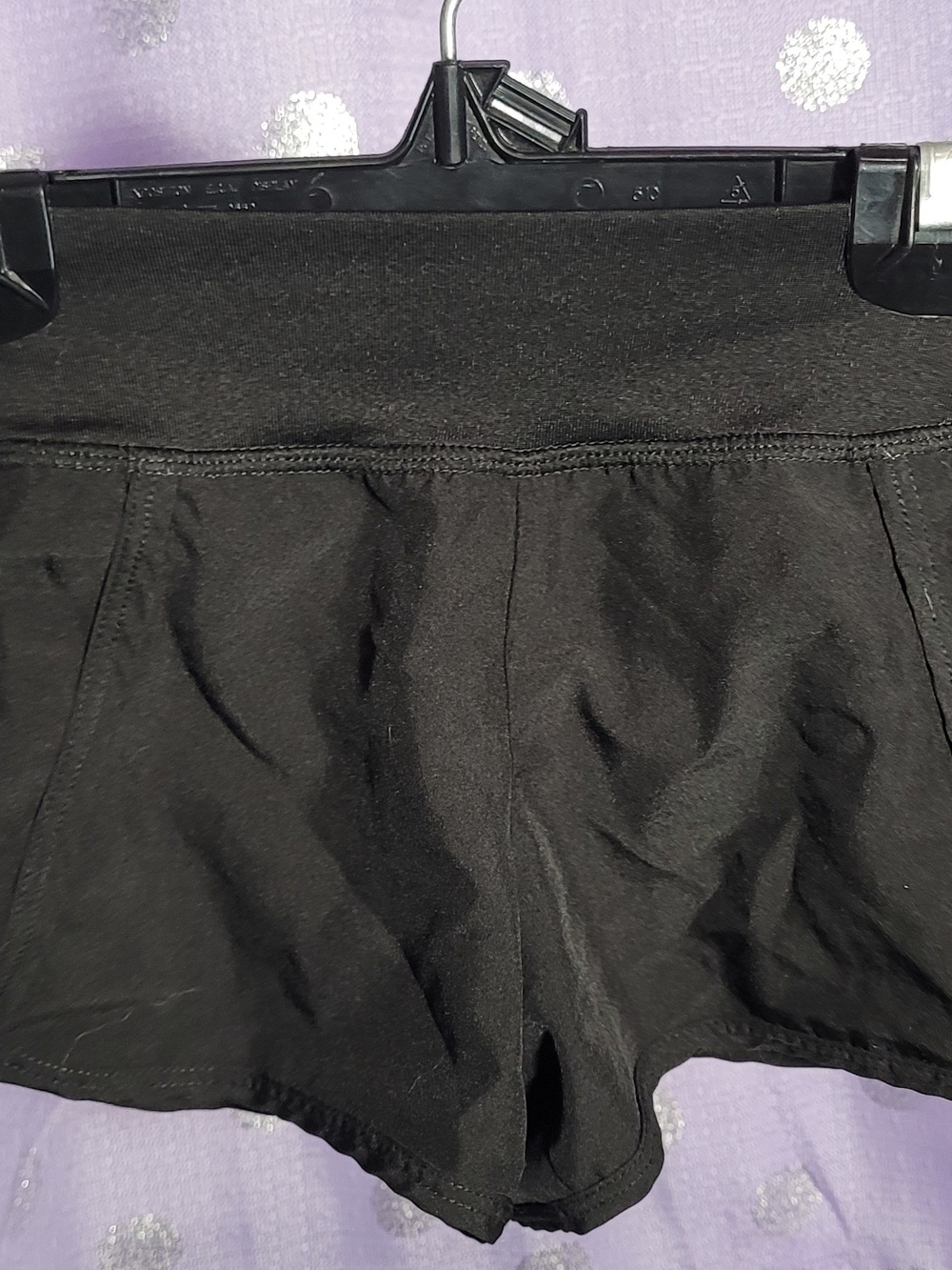 Black Girls Size 8 Athletic Shorts - Comfortable Everyday Workout Shorts